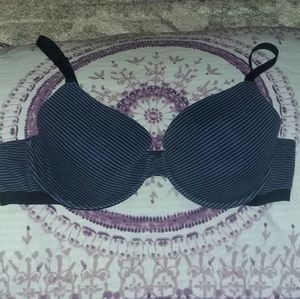 Striped Cotton T-Shirt Bra 38C